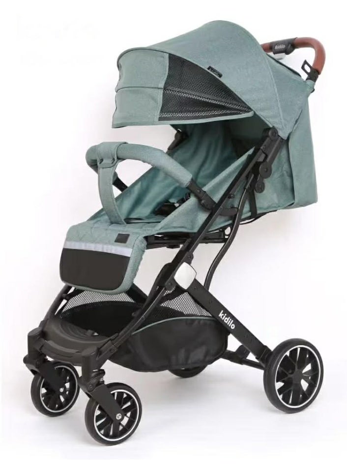 كيديليو أطفال كيديلو K9 - عربة أطفال قابلة للتحويل - قابلة للطي بسهولة بيد واحدة، مزودة بأحزمة أمان خماسية النقاط، - Image 1